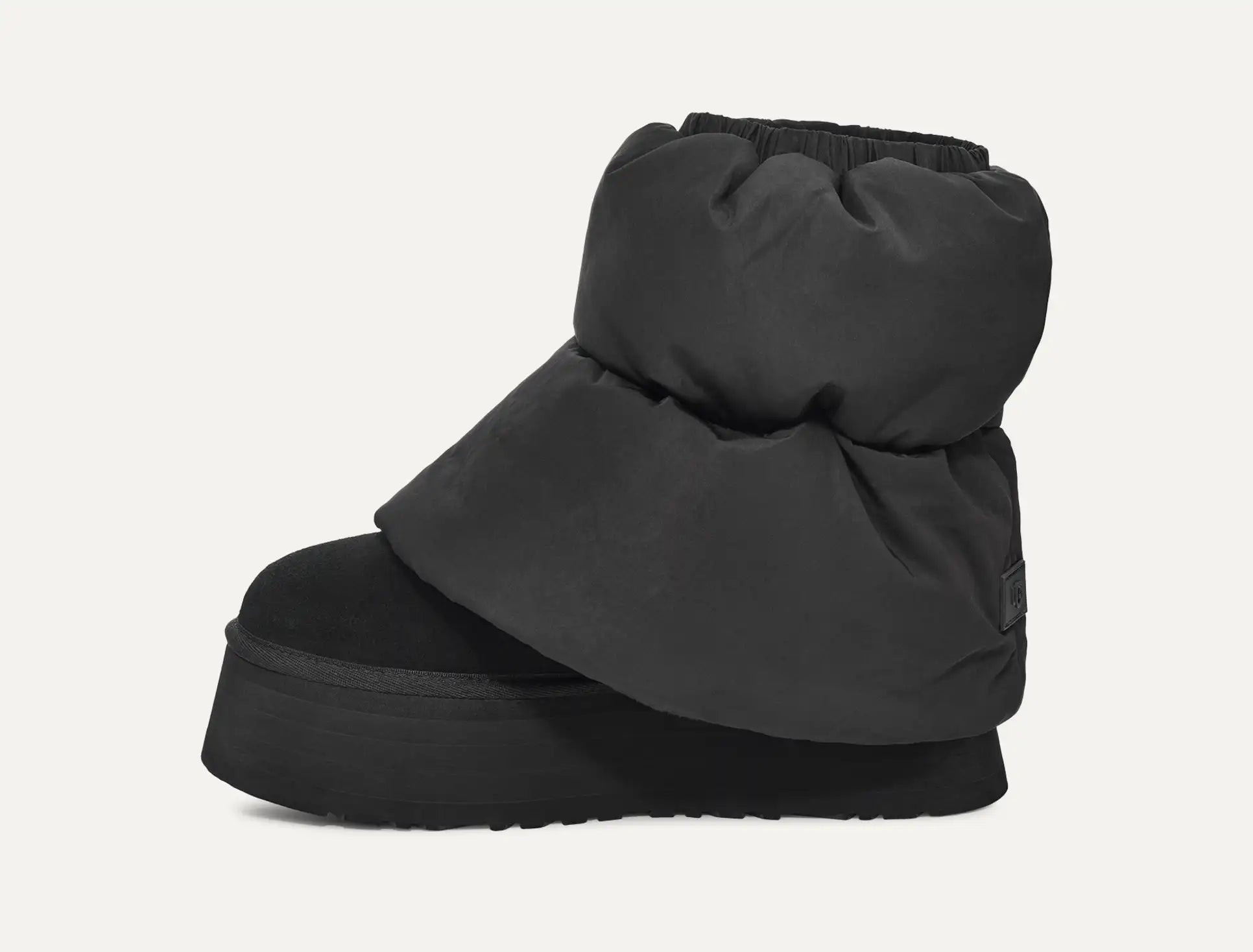 Mini Dipper matelassée black / black
